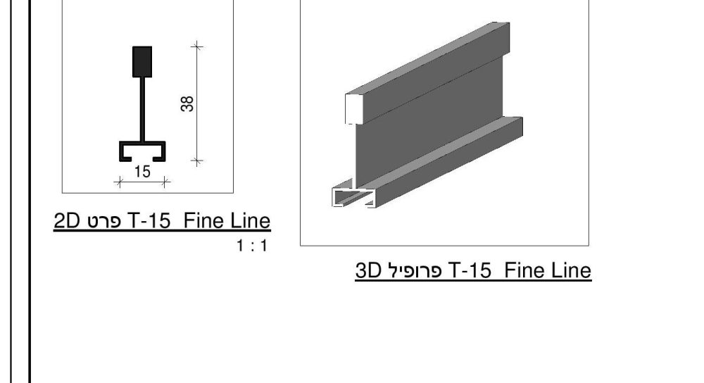 קונסטרוקציה של פרופיל פיין ליין - 1 מ"ר I.F.C - Image 5
