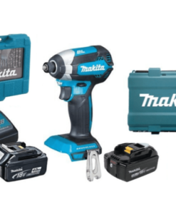 מברגת אימפקט נטענת 18V בראשלס + 2 סוללות MAKITA DTD153RME BL 4Ah מקיטה