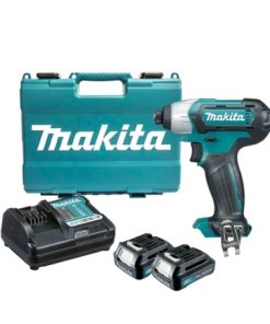 מברגה אימפקט נטענת + 2 סוללות MAKITA TD110DWYE 12V 1.5Ah מקיטה