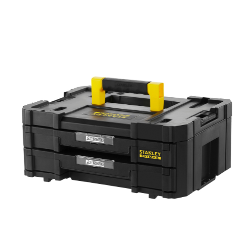 ארגז כלים 2 מגירות שטוחות TSTAK סגר מתכת 8 ליטר STANLEY