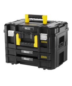 ארגז כלים עם 2 מגירות TSTAK עליון סגר מתכת 19 ליטר STANLEY FATMAX